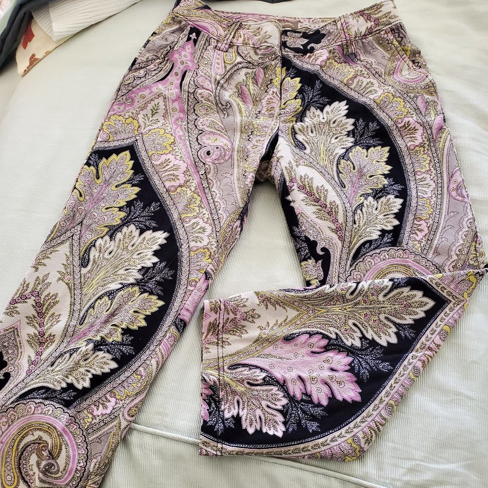 Tommy Bahama capri in paisley gorgeous beach or happy hour attire